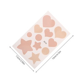 FOMIYES 12pcs Scar Sheets Invisible Concealer Stickers for Quick Coverage Breathable Scar Cover for Acne Burns Birthmarks for Events and Easy Application