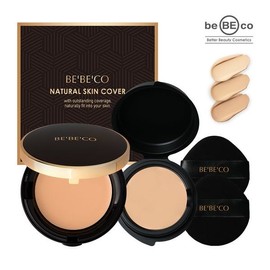Bebeco Natural Skin Cover Foundation (main product 12g + refill 12g + 2 puffs) Perfect coverage cushion for freckles and blemishes, long-lasting flawless high-adhesion base / 베베코 네추럴 스킨커버 파운데이션 (본품12g+리필12g+퍼프2개)  기미잡티모공 완벽커버쿠션 롱래스팅 결점없는 고밀착베이스