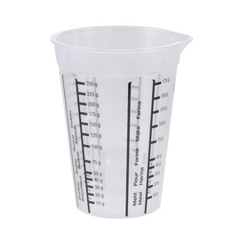 keeeper Messbecher für kleine Mengen, Mit Innenkegel, 250 ml, Mario, Transparent/Schwarz