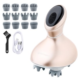 Head Spa [Spa Salon Method x 1 Day 3 Minutes Scalp Care] MyComfort Beauty Appliance Electric Scalp Brush [Dirt Removal Care Structure] [Silent Design x Ultra-Lightweight x Waterproof (IPX7)] [This One