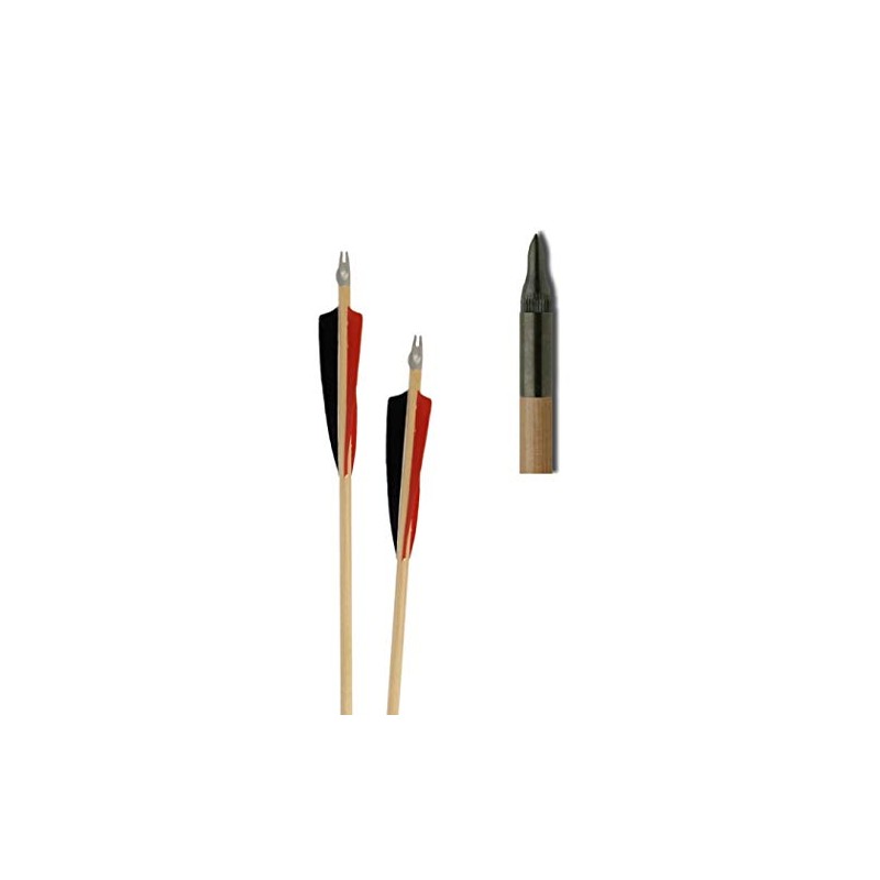 Battle-Merchant Handmade Ready Made Arrow 32 Inches 11/32 with Brass