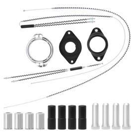 BMX Gyro Brake Cables Front/Rear with Spinner Rotor - Heat-Resistant Stainless Steel Cable Set for Gyro Systems & 20" Bikes, Durable Replacement Kit for Stable Braking & Easy Installation,Professional