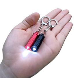 Nitefox e1 Smallest Flaghlight Tiny Micro Mini Keychain Light Bright Long Lifetime Key Ring Light for Everyday Emergency Outdoor Walking Dog Hiking Camping Standby Lamp Gift for Parents Kids Friends