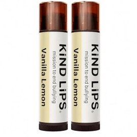 Kind Lips Vanilla Lemon Lip Balm (2 Pack) – Organic & Natural Lip Balm