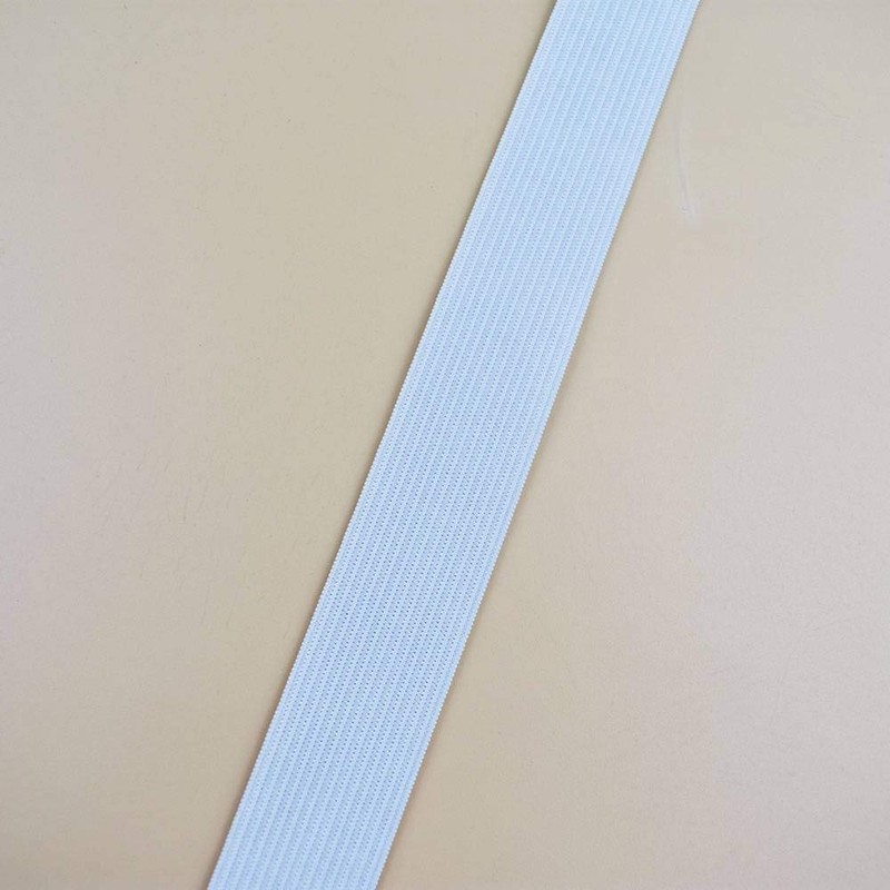 Leline's Elastic Spool, Knit Elastic Band for Sewing, White (1