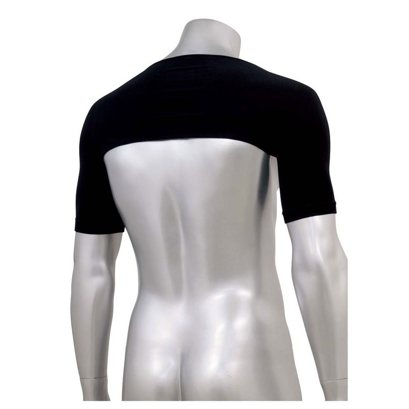 SK11 KS-KATA-M-BK Compression Supporter, For Shoulders, Absorbent, Quick Drying, Black,