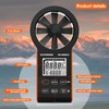 Handheld Anemometer,GR-6000GH Digital Wind Speed CFM Meter Gauge Anti interference