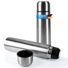 Stainless Steel Thermos Flask with Cup; Thermos Flask Double-Walled Insulated