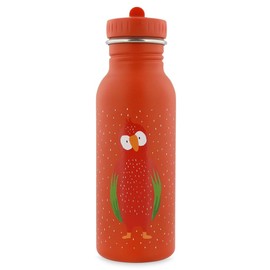 Trixie Baby Trixie Children's Stainless Steel Water Bottle, 500 ml, Mr. Parrot
