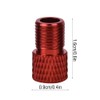 Adaptador de válvula Presta, 7 piezas Convertidor de aluminio Presta