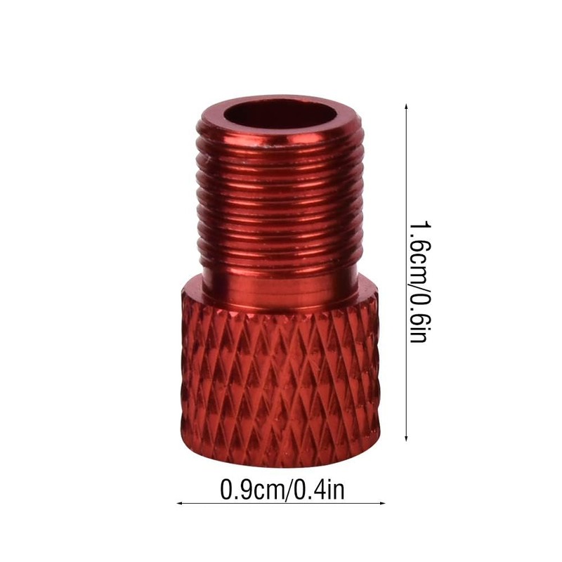 Adaptador de válvula Presta, 7 piezas Convertidor de aluminio Presta