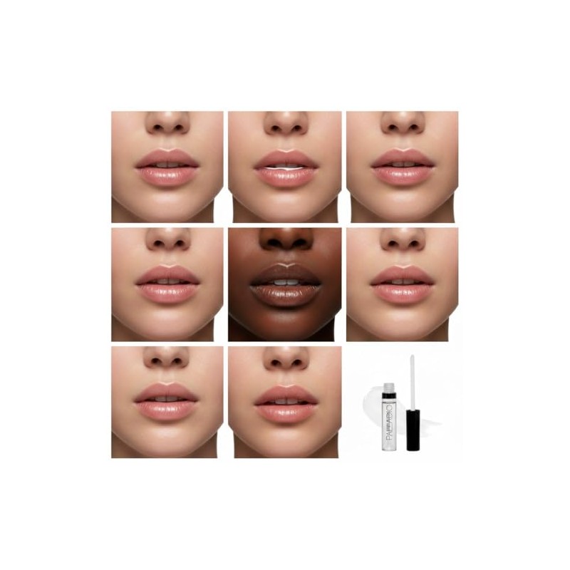 Palladio Lip Gloss, Brillo de Labios No Pegajoso, Ofrece Color