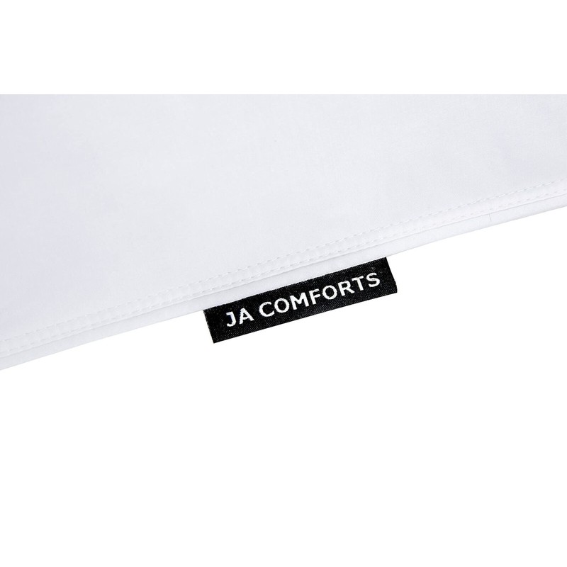 JA COMFORTS Duck Feather Down Bed Pillows for Sleeping(2 Packs)-Standar