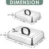 2Pack Melting Dome for Griddle, Leonyo 13" & 9" Rectangular