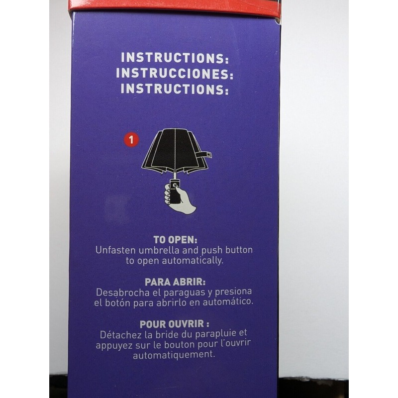 Shedrain Windpro Compact Umbrella auto open close high wind 46-inch