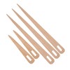 5Pcs Wooden Big Eye Knitting Needles, DIY Tapestry Weaving Crafts