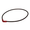 Phiten X50 Rakuwa Necklace, V-Type, red