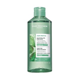 YVES ROCHER - Agua Micelar Purificante Pure Menthe, Para Piel Mixta a Grasa, Elimina las impurezas y maquillaje, Fórmula Vegana, 400 ml