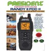 PRESIDENT RANDY II Handheld CB Radio now with FM FCC
