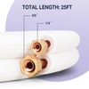 25 Ft Mini Split Line Set Air Conditioning Copper Tubing