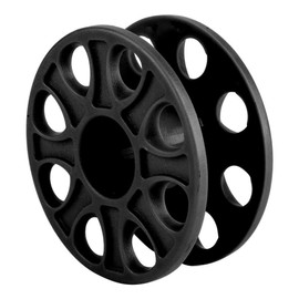 Tbest Finger Coil Diving Spool Diving Finger Reel Diving Spool, Lightweight Diving Spool, Plastic Diving Compact Finger Spool Reel Diver Underwater Accessories (Black)