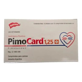 Nuevo Suplemento Perros Pimo-card 1.25, 100 Tabs