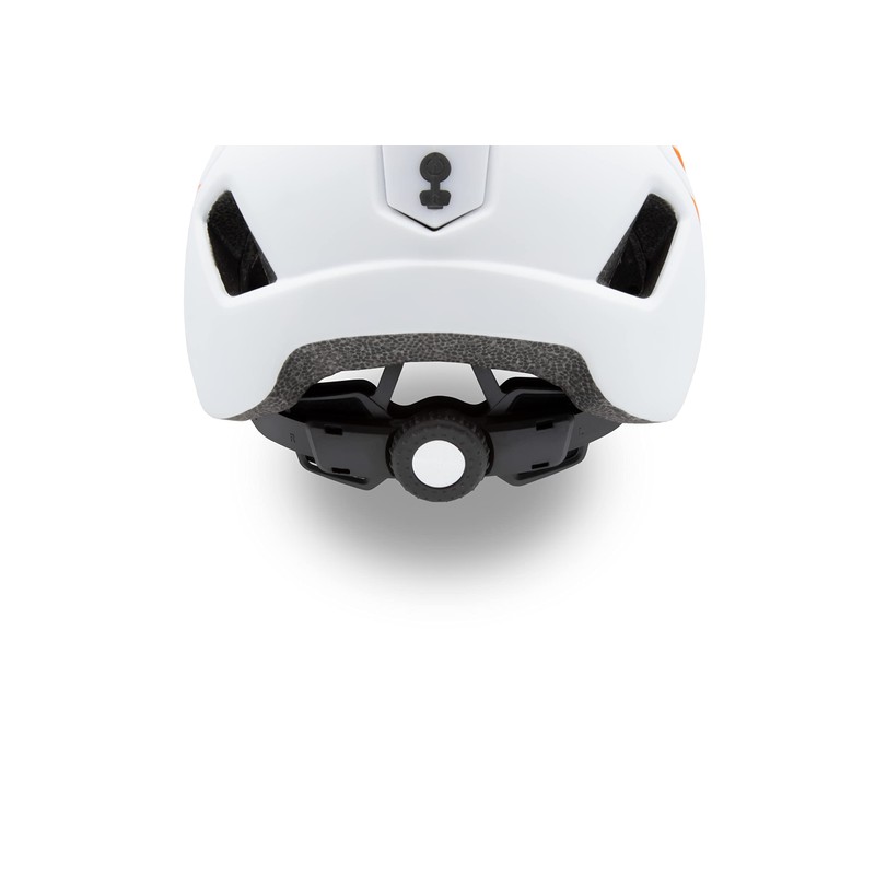 Urban Prime Unisex - Adult Helmet, White/Orange, L