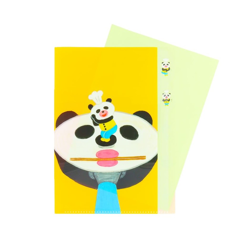 Sunstar Stationery S2139790 Panda Spoons and Frying Pans, Clear File,
