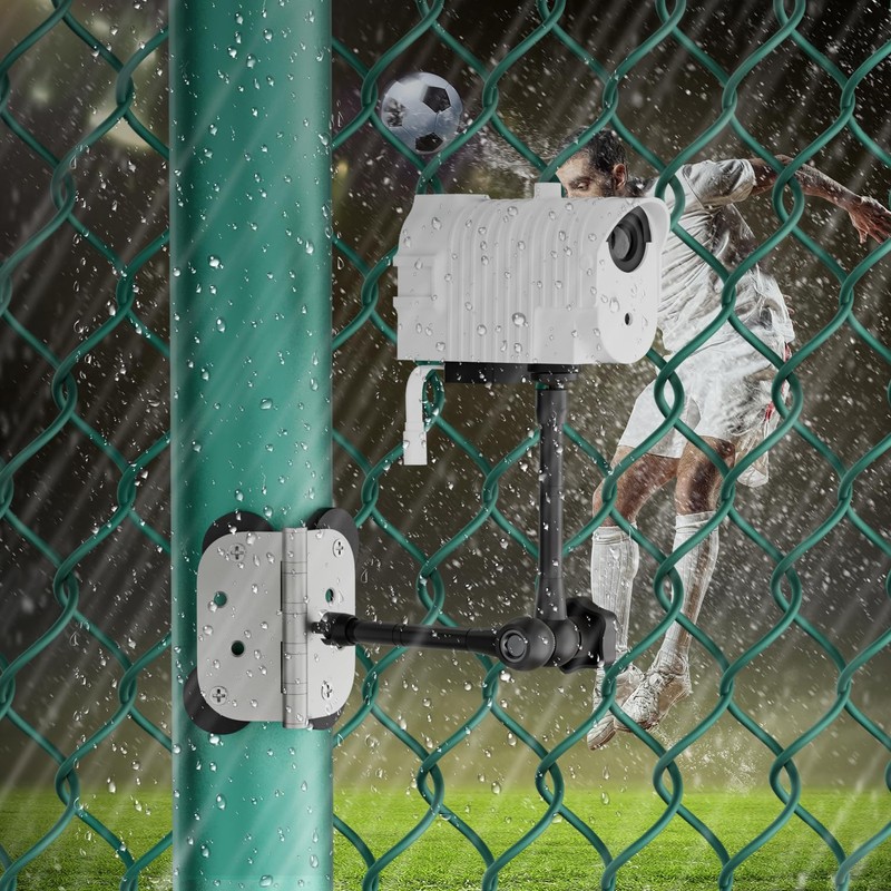 3-in-1 Magnetic Fence Mount with Shade for Mevo Start, Weatherproof