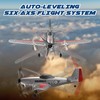 SIMREX TOY2409 RC Airplane, 2.4 GHz remote-controlled airplane with 6-axis