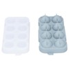 Ice Ball Maker Mold 8Hole Round Silicone Sphere Tray with