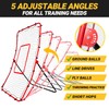 PLAYAPUT Baseball Rebounder & Pitchback Net, 5 Angle Adjustable