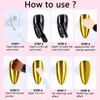 Holographic Mirror Nail Chrome Powder Effect Metallic Dust Sequins UV