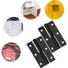 QOOWFEANIG 4 Pairs Black Lift-Off Hinges 2.5ins Stainless Steel Hinges