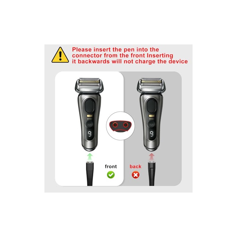 Newding 12V Shaver Charger Compatible with Braun Series 9 7