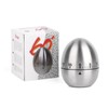 VMUTGA Egg Timer, Mechanical Egg Timer, Egg Shaped Timer Stainless