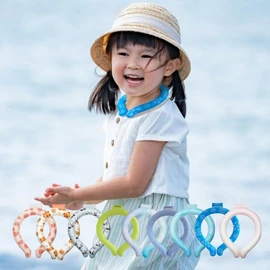 KOZUMUWAN Cooling Ring, Cool Ring, Heatstroke Prevention, Heat Prevention, Cool, Super Cool, Long Lasting, 28°C, Naturally Freezing, Non-Condensation, Sports, Outdoors, Adults & Children, Kids, Cold