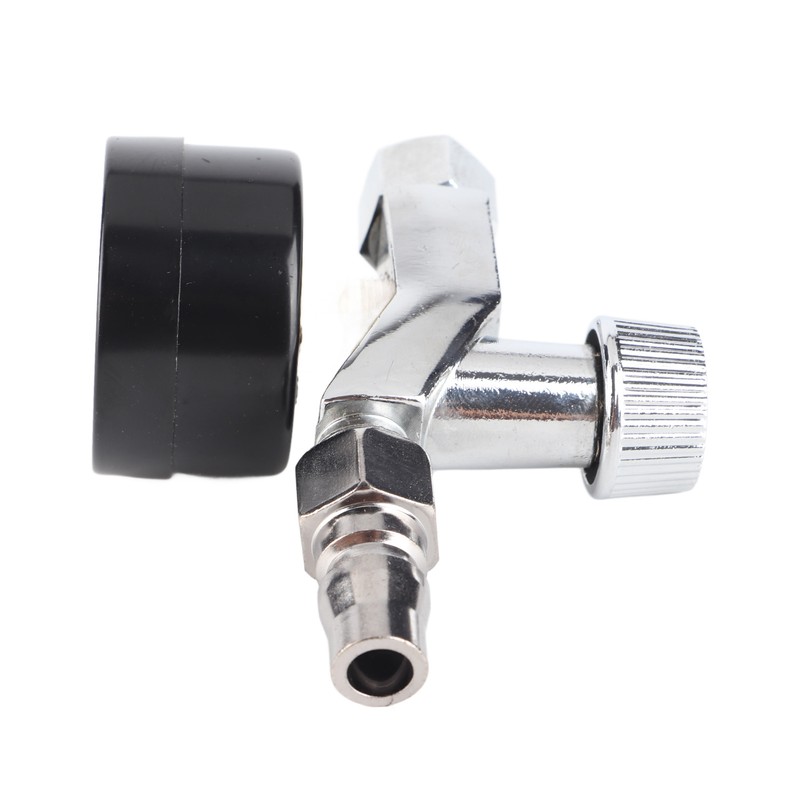 Mini Adjustable Spray Gun Air Regulator With Pressure Gauge Diaphragm