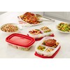 Rubbermaid EasyFindLids Meal Prep Containers 5.1 Cup Red