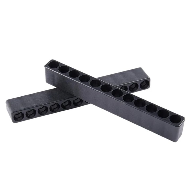 10pcs 12 Holes Screwdriver Bit Holder Drill Head Storage Case