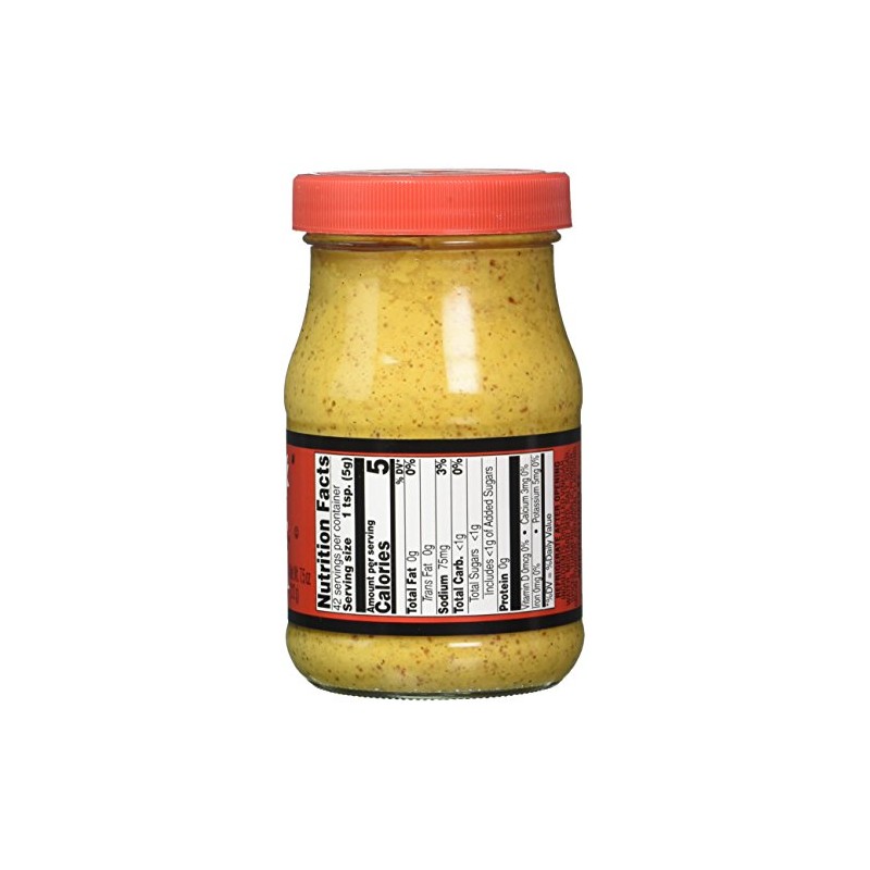 Mr. Mustard Mustard Hot, 7.5 Ounce (Pack of 1)