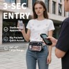 TINYAT - Riñonera transparente para eventos de estadio, pequeña bolsa
