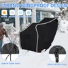 zenicham Heavy-Duty 600D Fade and Crack Resistant Snow Blower Covers,