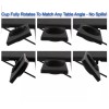 Table Portable & Foldable Comfortable Adjustable TV Tray Table Stand