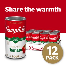 Campbell's Condensed Healthy Request Tomato Soup, 23.2 Ounce Can (Pack of 12)