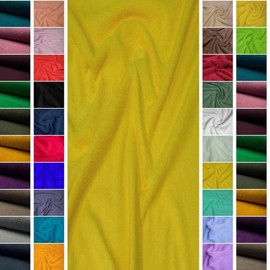 StoffBook Walk Terry Fabric Double Face Heavy Terry Fabric Sold by the Metre, B762 (Yellow)