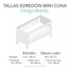 Chiqui Mundo Juego De Edredón Mini Cuna Elefantito Chiquimundo