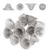 40 Pcs Stainless Steel Pipe Screens Filter,1/2 inch Pre-Cut Bowl