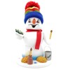 Kuhnert Ore Mountains Wood Art Incense Burner, Incense Figurine, Snowman,