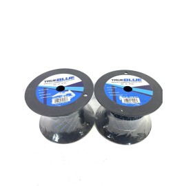 True Blue QTY-2 TrueBlue 100 Foot Rolls 1/8 Dia #4 Solid Braid Pull Starter Rope 146-911